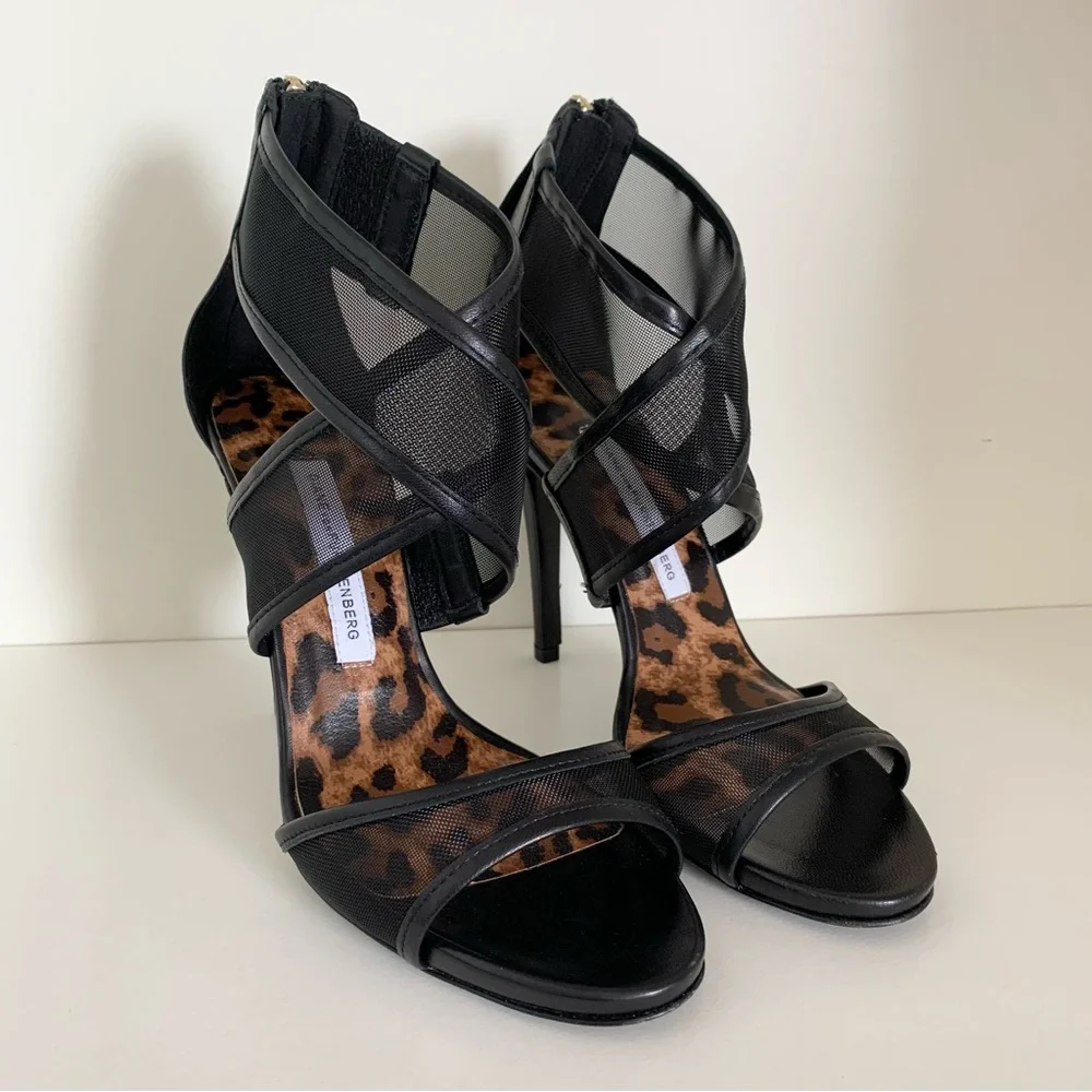Diane von furstenberg classic mesh pumps made in Italy